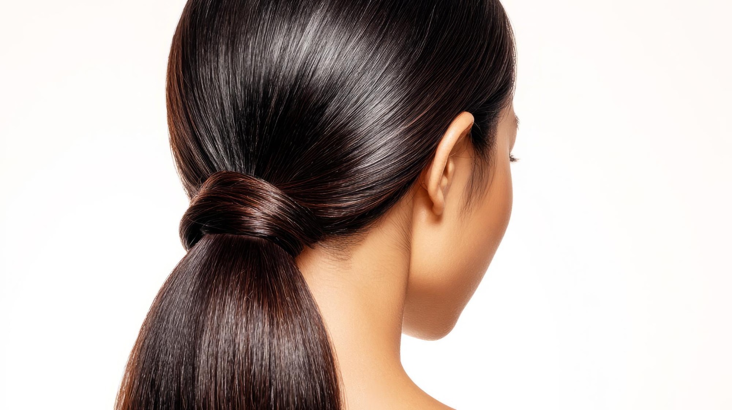 The Sleek Low Ponytail